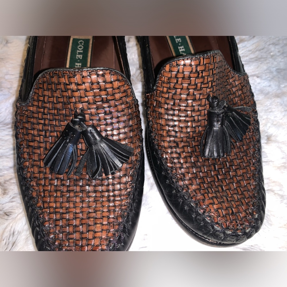 Vintage? Women’s Cole Haan Brown & Black Leather Loafers - Picture 3 of 16